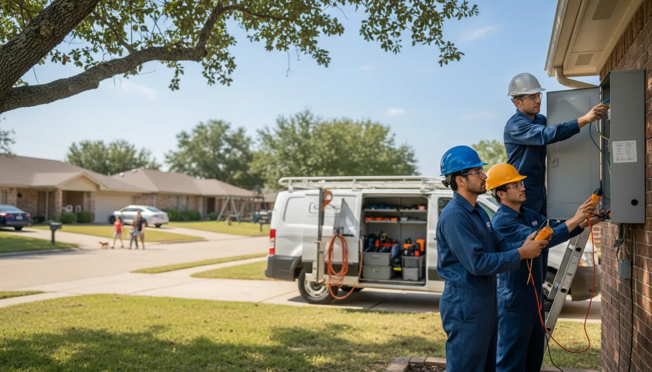 Certified electrician providing emergency electrical services in Adair, OK